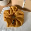 Scrunchie de Tricô Novo para Outono e Inverno Versátil Retrô Elástico de Cabelo Faixa para Rabo de Cavalo Acessório de Cabelo de Alta Qualidade