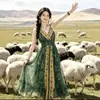 Vestido de tirantes estilo étnico para mujer, atuendo de verano para viajar por las praderas de Xinjiang, vestido largo de vacaciones, vestido maxi fluido