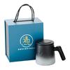 Taza de cerámica con degradado, taza de té, taza de separación de té, taza con tapa, taza de oficina, taza de cerámica con filtro