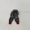 Bufanda de Invierno para Niños Elegante Rayada con Pompón Cruzada Calentador de Cuello Ins Coreana de Moda Ropa para Niños Pequeños Braga para el Cuello