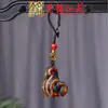 Sándalo Tallado Zodiaco Caballo Cadena para Teléfono Colgante Yiming Xianyuan Llave Madera Maciza Tallada Caballo Llavero Colgante para Coche