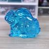 Artesanías de Cristal Adornos de Conejo Esmaltado Coloridos Regalos de los Doce Signos del Zodíaco Decoración Esmaltada para Sala de Estar del Hogar Conejo de la Suerte