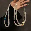 Novo Pingente de Lótus Estilo Nacional Chinês Cordão para Celular Pingente de Corrente Longa para Celular Estilo Antigo com Contas Alça de Ombro Anti-perda