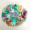 Ventas Directas de Fábrica Molinillo de Viento de Sirena de Cuatro Hojas Lentejuelas con Forma de Siete Colores Relleno de Bolsas de PVC Transparente y PET
