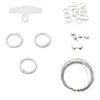 Paquete de Materiales para Cadena de Teléfono Móvil para Principiantes Cuentas de Posicionamiento Hebilla de Doble Círculo Cuentas Sueltas Pulsera Collar de Joyería Hecho a Mano DIY