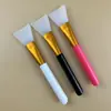 Pincel para máscara cabelo macio silicone pincel para máscara argila filme aplicador pincel de maquiagem pincel para máscara salão de beleza pincel atacado