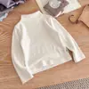 Rollos pequeños y grandes capa base para niños 26 Otoño/Invierno niñas niños ropa interior cuello semi-alto cuello medio capa base para niños Clase A