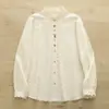 Cardigan de Punto Jacquard Bordado Tridimensional Color Sólido Estilo Japonés Otoño 2025 Camisa Blanca de Manga Larga para Mujer Venta al por Mayor