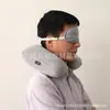 Traje de almohada de tela personalizado de fábrica, máscara de ojos, almohada con revestimiento de PVC inflable