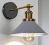 Lámpara de pared decorativa retro europea lámpara de pasillo lámpara de corredor hierro forjado estilo industrial faro de espejo lámparas de cafetería al por mayor