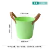 Balde de lata cor de doce, vaso para suculentas, balde de brinquedos, balde de praia, porta-pincéis de maquiagem e canetas, balde criativo para organização de mesa