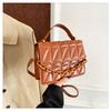 Diseño Nicho Bolso Cuadrado Pequeño Portátil Bolso de Mujer 2024 Nuevo Bolso de Cadena Bolso Bandolera de Hombro Color Sólido Alto Color Bolso de Mujer