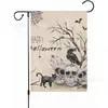 Venta Caliente de Amazon Bandera de Jardín del Día de Muertos Tema Calavera Decoración de Jardín Fábrica de Banderas Festival Outlet