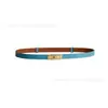Cinto de Couro Feminino Kelly, Costurado à Mão, Elástico, Fivela Rotativa Sem Furos, Cinto Fino, Acessório Decorativo Versátil para Casacos, 1,8cm