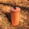 TYESO Taishuo nueva taza de café de acero inoxidable, vaso con pajilla para coche con aislamiento de hielo, botella de agua de gran capacidad al vacío