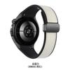 Correa de Repuesto Plegable de Cuero de Silicona y Metal con Hebilla Magnética Adecuada para Huawei Watch5 46mm Pulsera Especial de Cuero