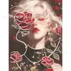 Kit de Material DIY para Pintura com Pérolas, Pintura Decorativa para Hall de Entrada, Estudo e Sala de Estar, Criativo Feito à Mão com Toque de Luxo