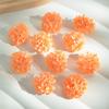 E 4cm Cabezas de Flores Artificiales de Hortensia DIY Ropa Pantuflas Pared de Flores Pasador Accesorios para Sombrero de Graduación Lote de Flores Decorativas
