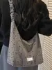 Bolso tote elegante estilo coreano con estampado de estrellas, nuevo y moderno 2026, bolso cruzado casual plisado para estudiantes, personalizado