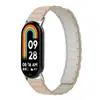 Correa de reloj de silicona magnética de color contrastante para tres cuentas, adecuada para la pulsera Xiaomi 9/8/pro, correa de pulsera Huawei