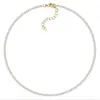Collar de Piedra Natural de Venta Caliente Transfronteriza de Amazon, Separador de Turquesa, Collar de Perlas de Imitación, Joyería de Comercio Exterior