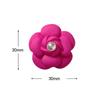 Pintura de goma esmerilada flor estambre de perla diy accesorios acrílicos aretes pasador funda de teléfono material femenino al por mayor