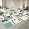 Tapete de Chão para Sofá Estilo Creme Antiderrapante de Luxo para Sala de Estar de Alta Qualidade, Tapete Lavável para Quarto ao Lado da Cama, Canto de Janela, Mesa de Centro