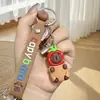 Llavero de capibara lindo de dibujos animados transfronterizo, llavero de muñeca tridimensional, colgante para mochila escolar, coche, regalo, venta al por mayor