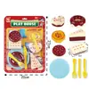Casa de juegos para niños de exportación transfronteriza, simulación de hamburguesa, postre, pizza, pan, juguete de corte de frutas y verduras, traje, comercio exterior