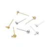 Aretes Chapados en Oro de 14K con Cuentas Colgantes, Materiales para Aretes DIY Hechos a Mano, Pines para Aretes, Materiales para Joyería, Accesorios
