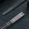 Hashis de Aço Inoxidável 304/316, Vários Tamanhos, Antiderrapante, Oco, para Uso Doméstico, Restaurante, Hotel, Atacado do Fabricante