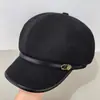Nuevo Sombrero Octogonal de Pico de Pato Estilo Británico para Otoño e Invierno, Boina Versátil de Ala Ancha para Adelgazar el Rostro, Sombrero de Pintor Elegante y a la Moda