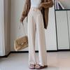 Pantalones de Maternidad Cintura Baja Ajustables Pierna Ancha Otoño e Invierno Pantalones Rectos Casual Talla Extra Pantalones Básicos Ropa de Maternidad