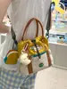 Bolsa Pequeña Linda Retro de Color Contrastante para Mujer Diseño de Nicho Casual para Viajes Diarios Bolso de Hombro Cruzado para Salir Bolso de Mano Ligero