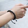 Directo de fábrica Estilo europeo y americano simple vintage pulsera tejida de piel de vaca pulsera pulsera de cuero joyería al por mayor de Yiwu