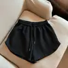 Pantalones cortos casuales de cintura alta de comercio exterior para mujer, nuevos pantalones cortos de verano con estampado de hueso de serpiente, pantalones deportivos de talla grande americanos, pantalones cortos de cintura ancha para primavera y verano.