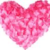 Pétalos falsos no tejidos 100 piezas simulación pétalos de rosa celebración de boda decoración de sala de bodas suministros para bodas al por mayor