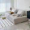 Sofá perezoso, sofá de tofu, combinación de bloque, apartamento de tamaño pequeño, estilo italiano, dormitorio individual de ocio simple, estilo rojo neto