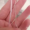 Fio revestido de plástico aba de chapéu modelagem de roupas boneca tira modeladora fio de alumínio revestido de plástico fio de alumínio revestido de plástico diy fio de ferro macio artesanal