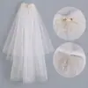 Véu com Laço de Fita Doce Estilo Francês para Noivas, Acessório de Cabeça Versátil para Festas de Aniversário, Acessórios de Cabelo que Complementam e Melhoram a Atmosfera