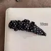 Pinza Vertical para Cola de Caballo Simple 2025 Nuevo Clip Banana de Malla de Lunares Pinza para el Cabello Que Evita que el Cabello se Aplaste en la Parte Posterior de la Cabeza