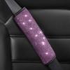 Capa para Volante de Carro com Diamantes, Capa para Cinto de Segurança com Diamantes Rosa, Porta-Copo para Carro, Capa para Freio de Mão, Combinação de Conjunto Múltiplo Transfronteiriço