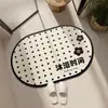 Secado rápido y corte inodoro simple mueble de baño absorbente tierra de diatomeas alfombrilla de baño alfombrilla de suelo puerta de inodoro antideslizante barro