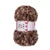 Fio de Lã Encaracolada Teddy Laço Fio Laço Feito à Mão DIY Fio de Veludo para Crochê Lenço Tricotado à Mão Fio Especial para Boneca