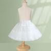 Vestido infantil Lolita desossado com fio macio e suporte, vestido de performance infantil, saia curta, vestido de princesa, roupa íntima
