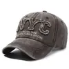 Gorra Hombres Mujeres Deportes al Aire Libre Casual Visera Curva Gorra de Béisbol Estilo Europeo Americano Retro Letra Algodón Lavado Personalidad Gorra de Pico