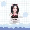 Robô de Corda Acrílico Itzy Hwang Yeji Caminhando Figura de Brinquedo Mercadoria de Celebridade Feito Sob Medida a Partir da Sua Própria Imagem