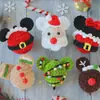 Otoño e Invierno 2026 Nuevos Productos Transfronterizos Adornos de Bola de Navidad Adornos Colgantes Tejidos a Mano Pura Decoración de Árbol de Navidad para Fiesta