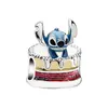 Miçangas de Furo Grande Panjia Pingente para Fazer com Fio Elementos Disney Mickey Mouse Liga Esmalte Gotejado Miçangas de Furo Grande Atacado