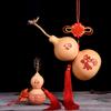 Colgante de Calabaza de Tamaño Natural Hu Xian Tallado Pirografía Adornos Hogar Sala de Estar Dormitorio Festivo Enviar a Personas para Mudarse a Nuevo Hogar